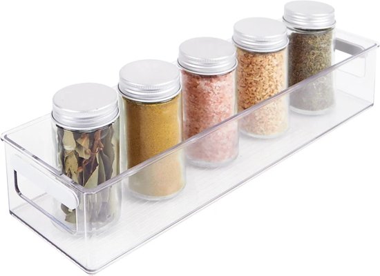 Boîte de Rangement So Clever Classic Transparent - 9,5 x 31,5 x 6,5 cm (XS)