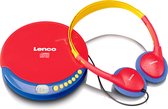 Lenco CD-021KIDS - Draagbare Discman voor Kinderen met Hoofdtelefoon en oplaadbare Batterijen