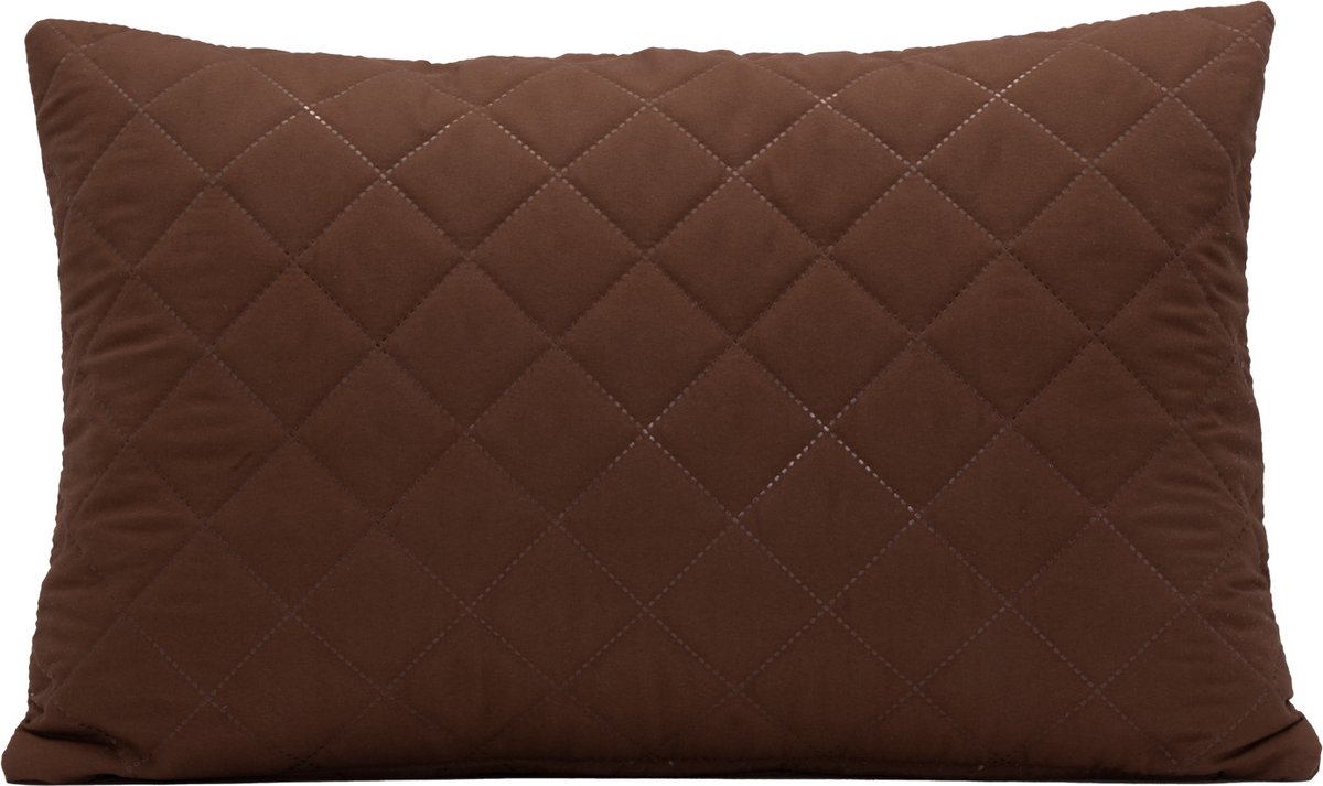 Belmarti® Sierkussen Duo inclusief binnenvulling 40x58cm - Bruin - handgemaakt in eigen atelier - comfort en elegantie in elk interieur - Premium Belmarti® kwaliteit