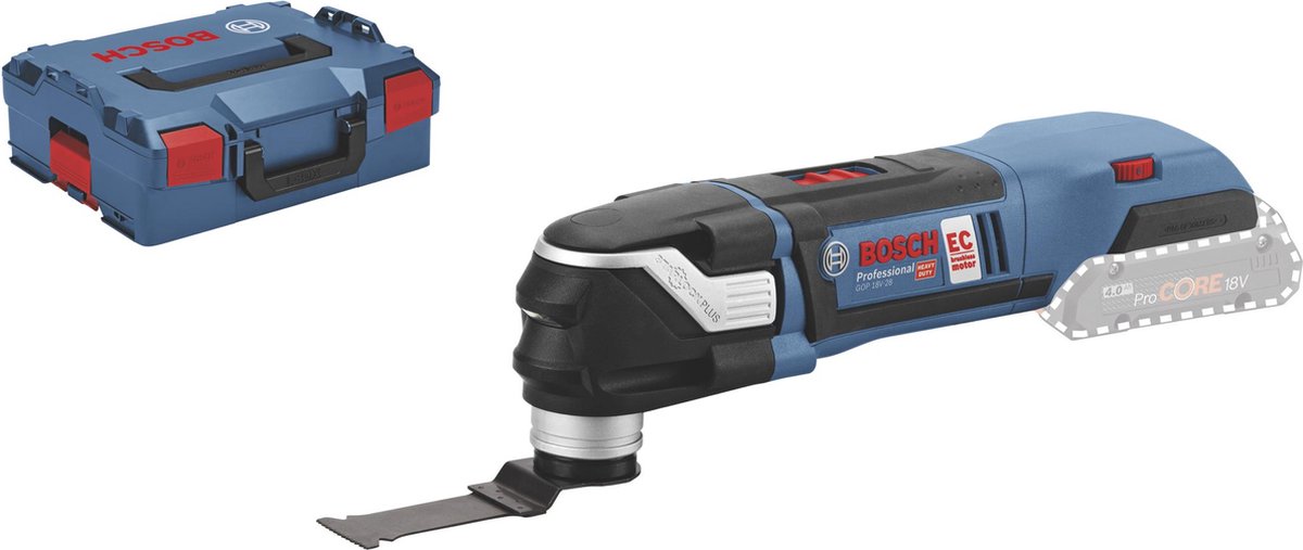 Bosch Professional GOP 18V-28 - Accu Multitool- Oscillerend - Met L-BOXX - Losse Body (geleverd zonder accu en lader)