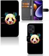 Telefoontas Geschikt voor Xiaomi Poco F5 Hoesje ontwerpen Panda Color Sinterklaas Cadeautje