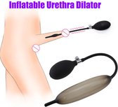 Plug pénien gonflable XL - Dilatateur d'urètre - Stimulation urétrale - Pompe à main - Siliconen - Bonne qualité