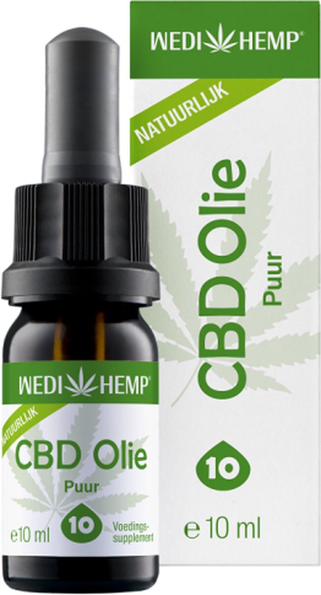 Goedkoopste Medihemp CBD olie puur - 10 - 10 ml