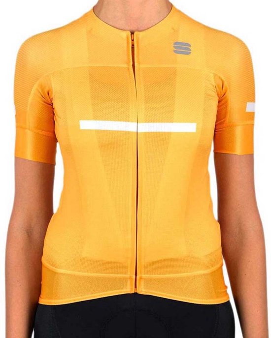 Sportful Evo Korte Mouwen Fietsshirt Geel M Vrouw