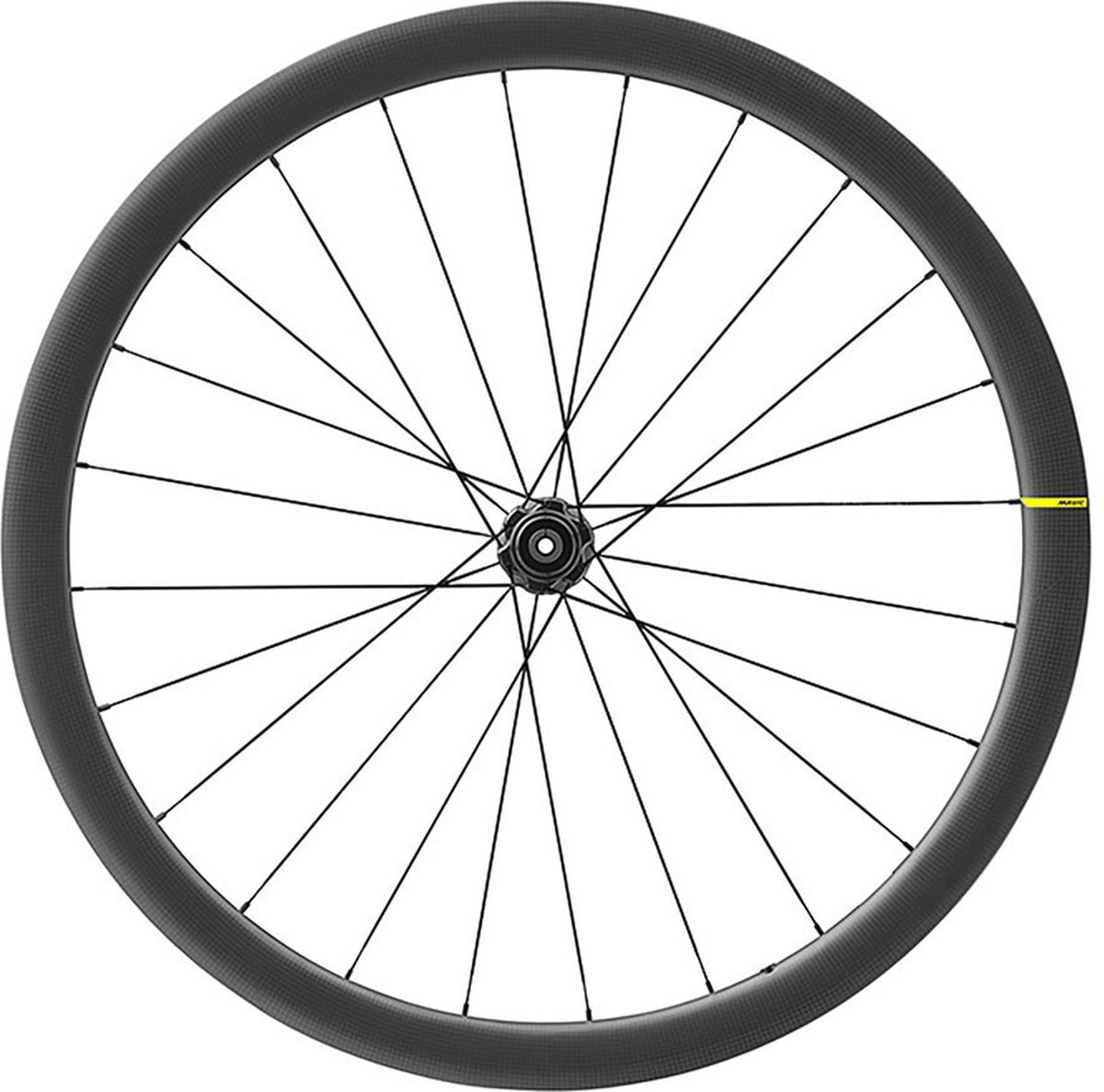 Mavic Cosmic Pro Carbon Sl T Disc Tubular Achterwiel Racefiets Zwart 9 x 130 mm / Shimano/Sram HG