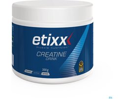 Etixx Creatine - Muscle Nutrition - Supplementen - 300 gram - Voor explosieve krachtinspanningen - Toename spierkracht en -massa - Bij korte, maximale inspanningen - Vegan