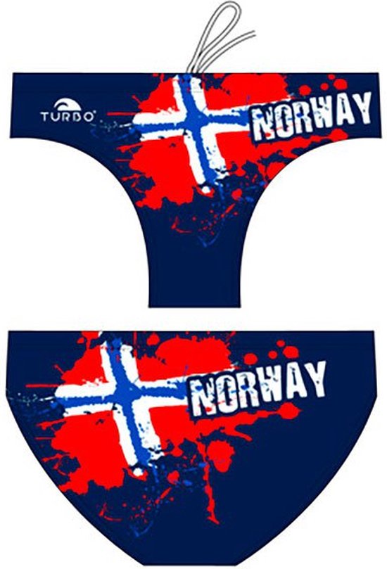 Slip de bain Turbo New Norway Blauw 4XL Homme