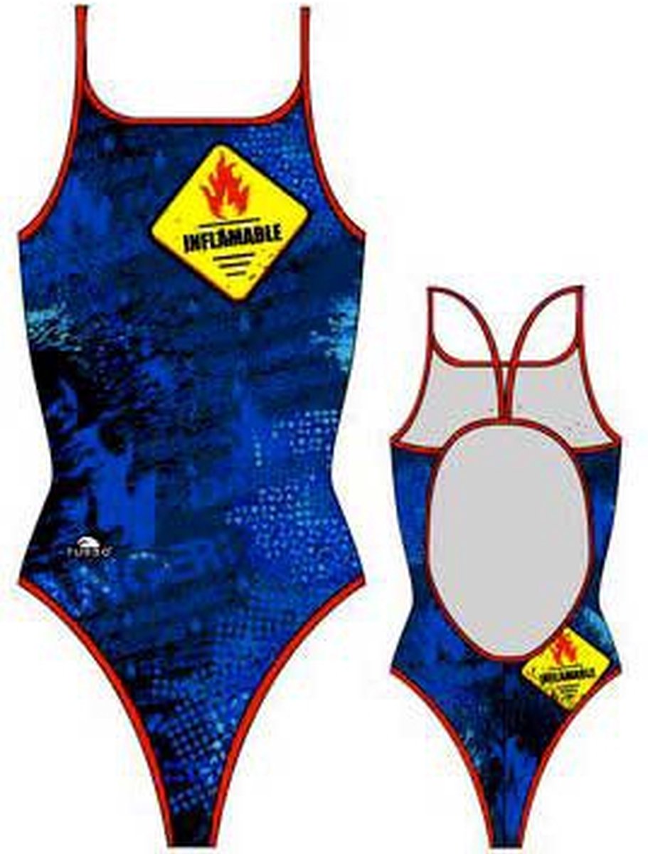 Turbo Flamable Zwemkleding Blauw S Vrouw Navy