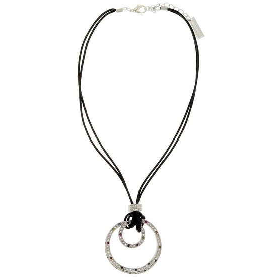 Ketting voor bedels 42cm SP met verlengketting