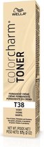 DUOPACK - Wella Color Charm Toner - T38 - Ivory - Creme toner - Wella toner - Blond - lichtblond - Geel