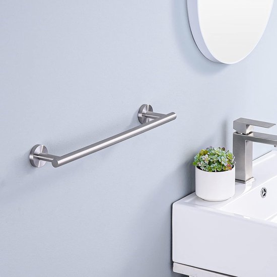 2 Bathroom Towel Rail Stainless Steel SUS304 Bath Towel Holder Shower