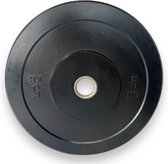 Plaque de Bumper -chocs - 5 KG - noir - 50mm - Plaques de poids olympiques