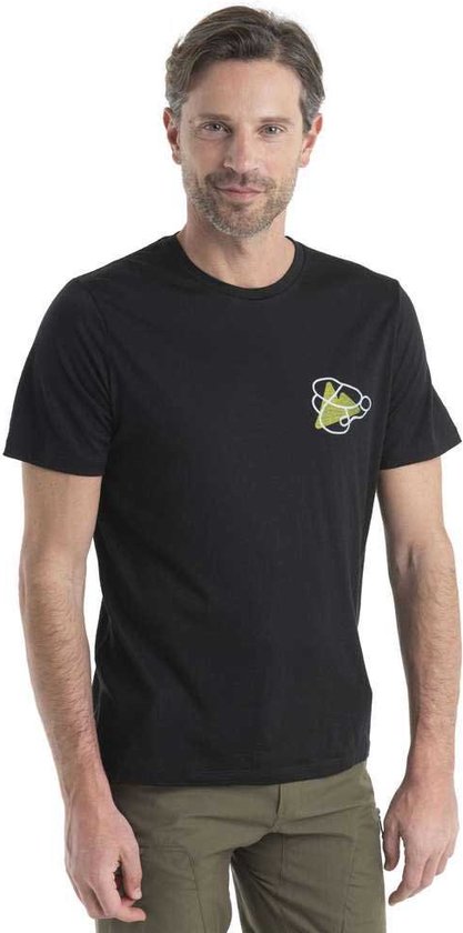 Icebreaker 150 Tech Lite Ii Community Merino T-shirt Met Korte Mouwen Zwart M Man
