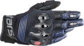 Alpinestars Halo Leather Gloves Dark Blue Black M - Maat M - Handschoen