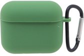 Premium Hoesje Geschikt Voor Airpods 3 - Groene Oplaadcase Van Plastic