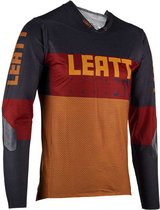 Leatt Gravity 4.0 Enduro-trui Met Lange Mouwen Oranje,Zwart M Man