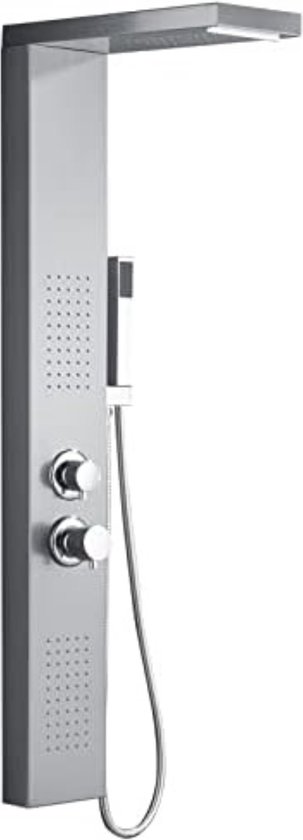 Douchepaneel Titan Silver. Douchepanelen. Sanitair Outlet