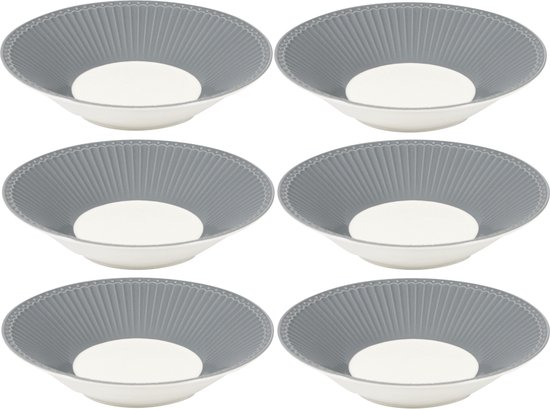 Lite-Body Hermes Pastabord - Set van 6 stuks - 26 cm - Aardewerk - Creme de la Creme