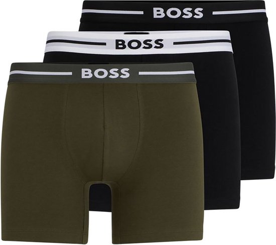 HUGO BOSS Bold boxer briefs (3-pack) - heren boxers normale - multicolor - Maat: