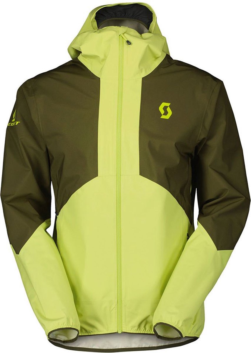 Scott Explorair Light Dryo 2.5l Regenjack Met Volledige Rits Man Groen