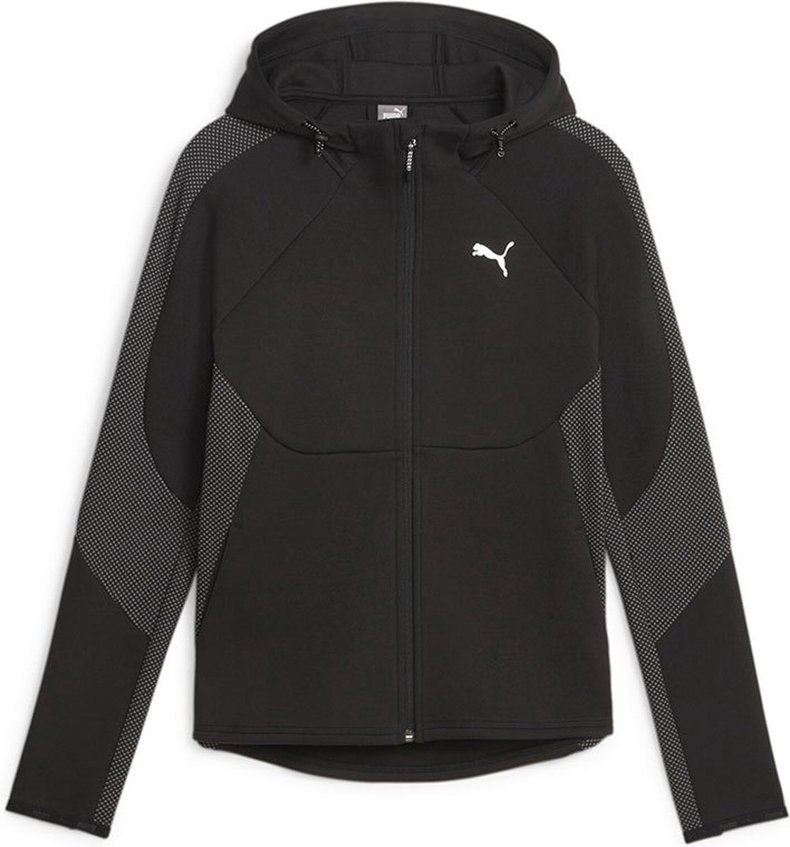 PUMA EVOSTRIPE FZ SWEATSHIRT 67607301 Zwart