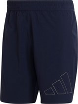 adidas Response 5'' Short Homme - Pantalons de sports - Noir/Bleu - Taille L