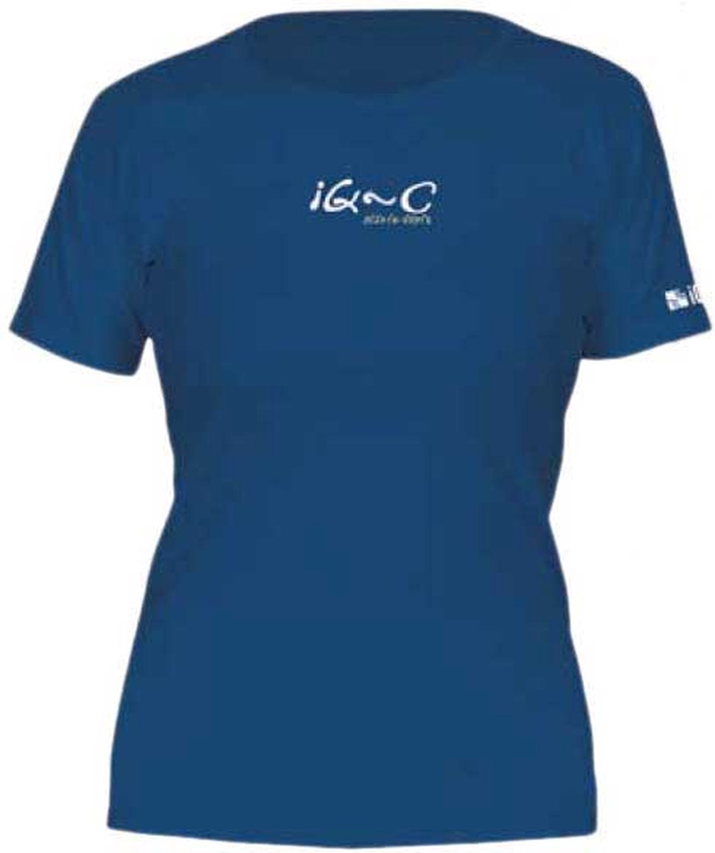Iq-uv Uv 300 Loose Fit Dames Rash Guard Met Lange Mouwen Blauw L