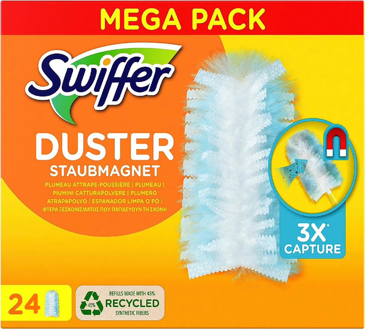 Recharge Plumeaux Duster 3x plus absorbants, Swiffer (x 9)