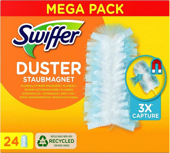 Swiffer Duster Kit avec manche et recharge pour plumeau 