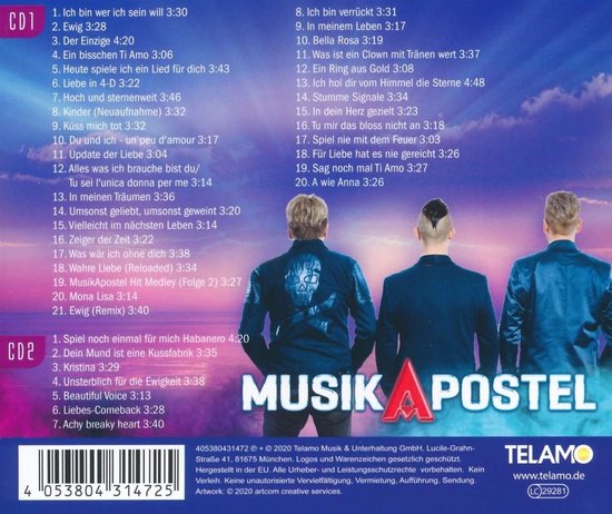 Musikapostel - Das Beste - 10 Jahre - Das Grosse Jubilaum - 2CD