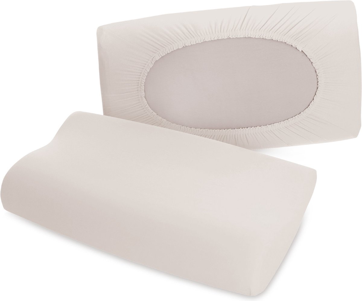 Schlafgut Pure flexible Kussensloop S-XL 744 Sand Light