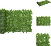 vidaXL Paravent à feuilles - Balcon/Terrasse/ Jardin - 300x75 cm - Vert - Parasol