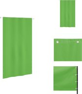 vidaXL Balkonscherm Oxford Stof - 140 x 240 cm - Waterbestendig - Lichtgroen - Parasol