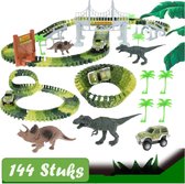 B-Joy Dino Racebaan – 144 delig Dinosaurussen achtbaan Speelgoed Cadeau Kerst