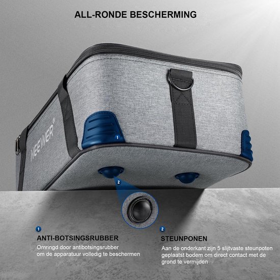 NEEWER Sac de Transport avec Bandoulière,Mousse Mobile Rembourrée pour Studio Light CB300B