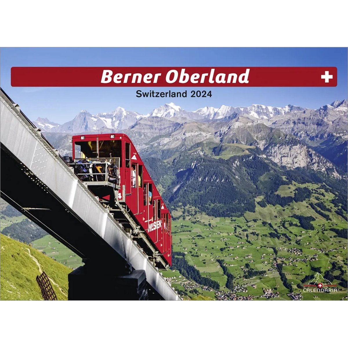 Calendaria - Wandkalender - Berner Oberland 2024 - Zwitserland - Kalender