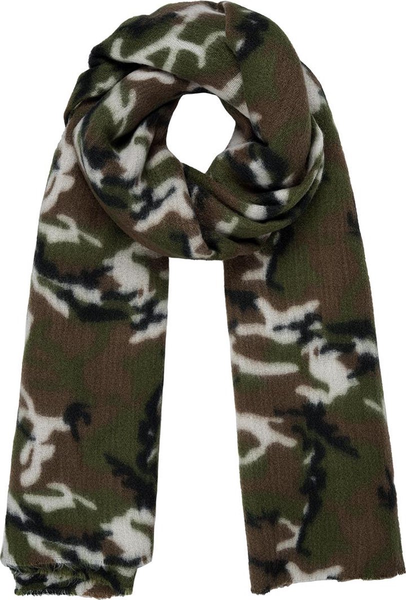 Sjaal Army Print - Warme Dikke Wintersjaals - Leger Print - Fashion Wintersjaals - Print Sjaals