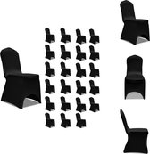 vidaXL Housse de chaise Event - Jusqu'à 100 cm - Tissu extensible - Housse de mobilier de jardin