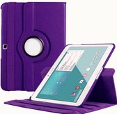 Draaibaar Hoesje - Rotation Tabletcase - Multi stand Case Geschikt voor: Samsung Galaxy Tab 4 10.1 T530 T535 - paars