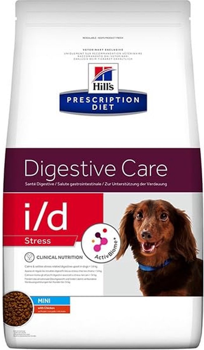 Hill's Prescription Diet i/d Stress Mini - Hondenvoer - Kip - 3 kg - Voor Kleine Rassen - Ondersteuning bij Stress & Spijsvertering thumbnail 3