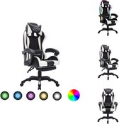vidaXL Gamestoel - Luxe - Bureaustoel - Afmeting- 64 x 65 x 119 cm - Met LED-verlichting - Bureaustoel