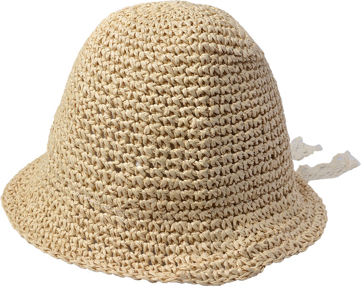 Clayre & Eef Hoed Kind 52 cm Beige Papierstro