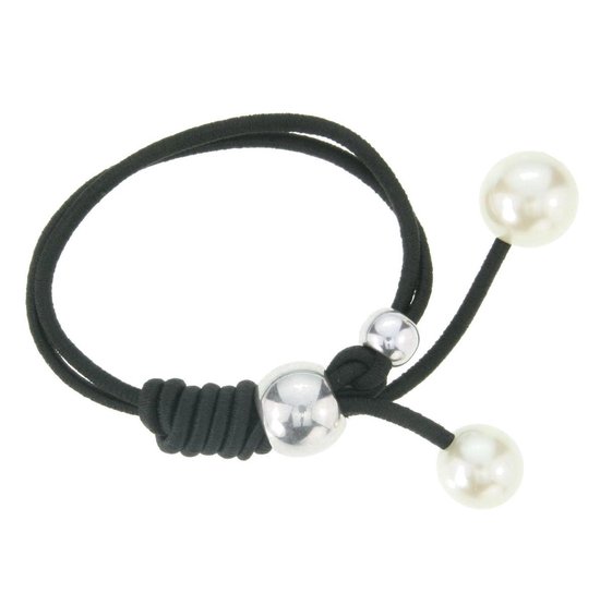 Behave Elastische armband parel