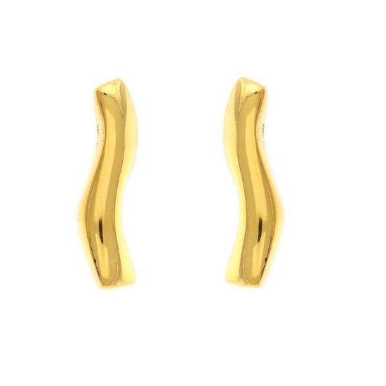 Behave Boucles d'oreilles femme doré 2cm
