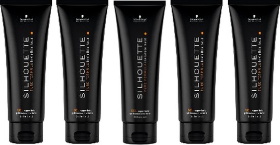 Schwarzkopf Silhouette Super Hold Gel - Crème Tuning - pack économique - 3 x 250 ml