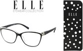 Leesbril Elle EL15935-Zwart-+1.00