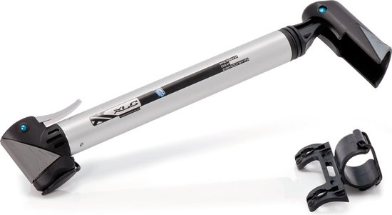 XLC PU-R03 Race Mini Fietspomp - Aluminium - Zwart/Zilver
