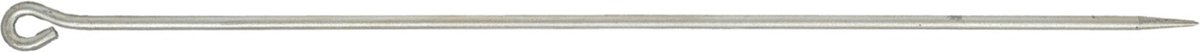 ORIT - Draadpen - Met oog - Hoogwaardige kwaliteit - Gegalvaniseerd - 80 cm - Ø 10 mm