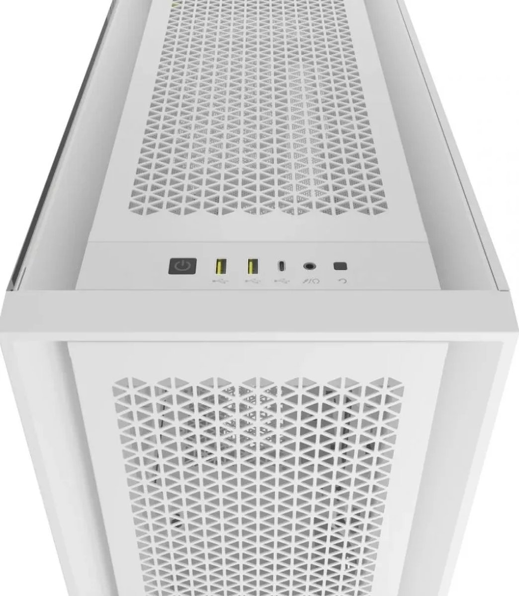 Corsair 5000D Core Airflow Mid-Tower Atx Pc Case - White - afbeelding 6