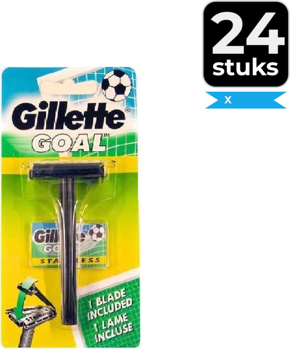 Gillette Goal Stainless Razor (with blades) - Voordeelverpakking 24 stuks